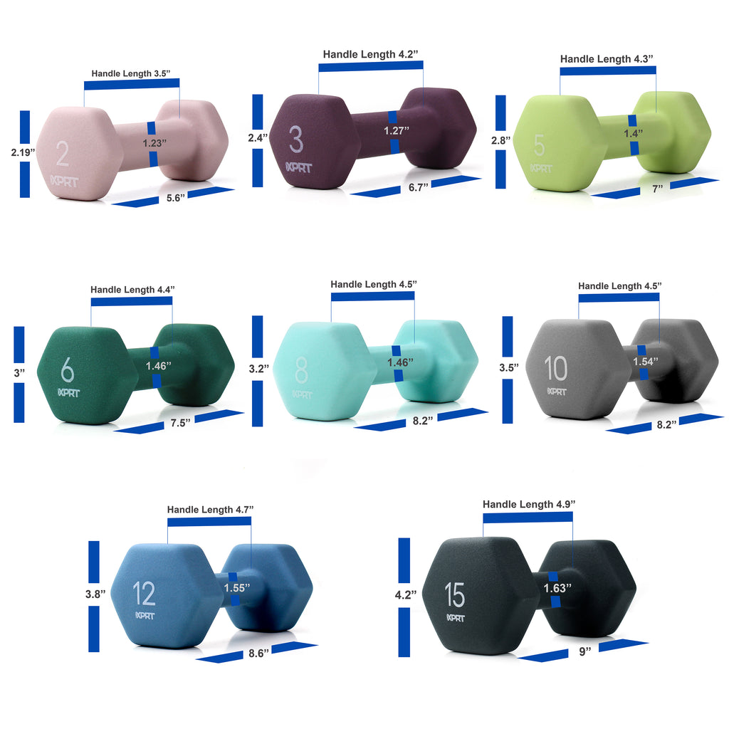 XPRT Fitness Neoprene Dumbbells - XPRT Fitness