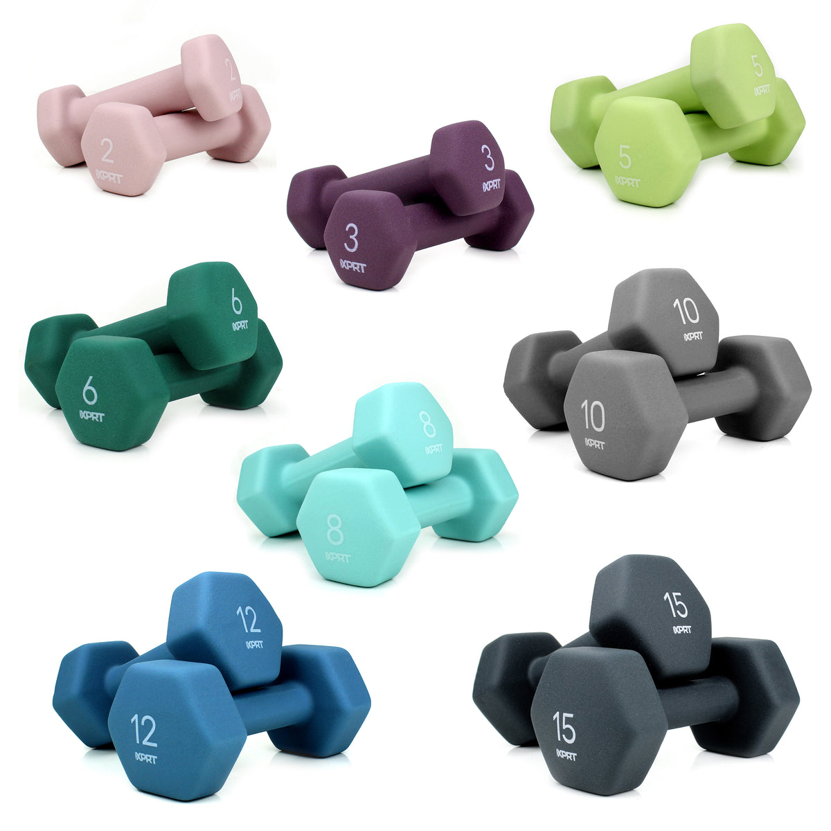 XPRT Fitness Neoprene Dumbbells - XPRT Fitness