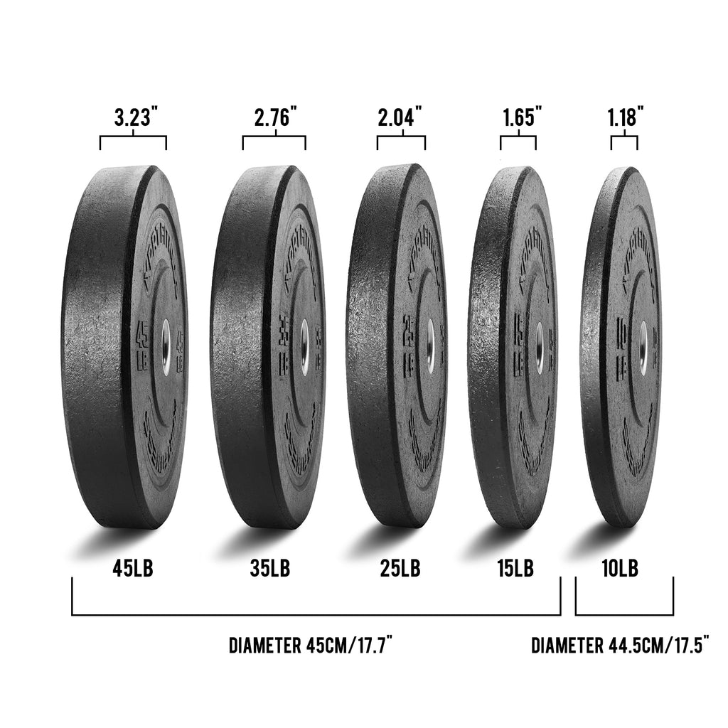 XPRT Fitness Olympic Crumb Bumper Plates - XPRT Fitness