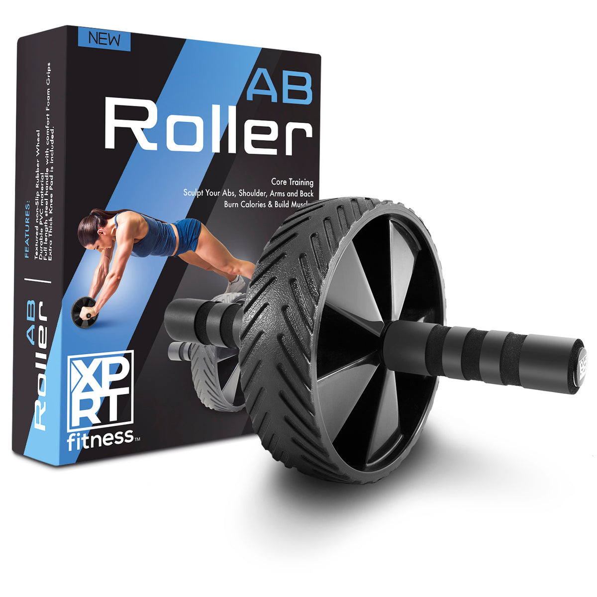 XPRT Fitness Ab Wheeler for Core Workouts - XPRT Fitness