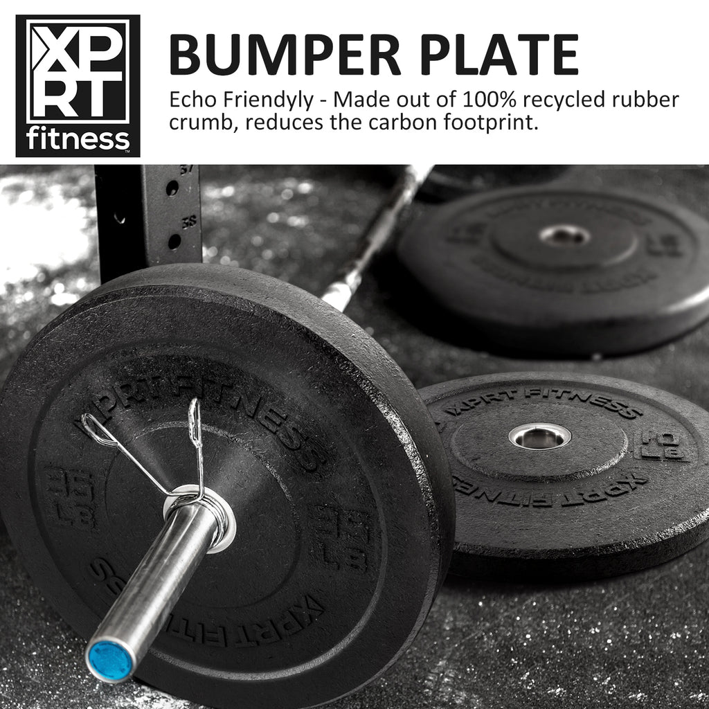 XPRT Fitness Olympic Crumb Bumper Plates - XPRT Fitness