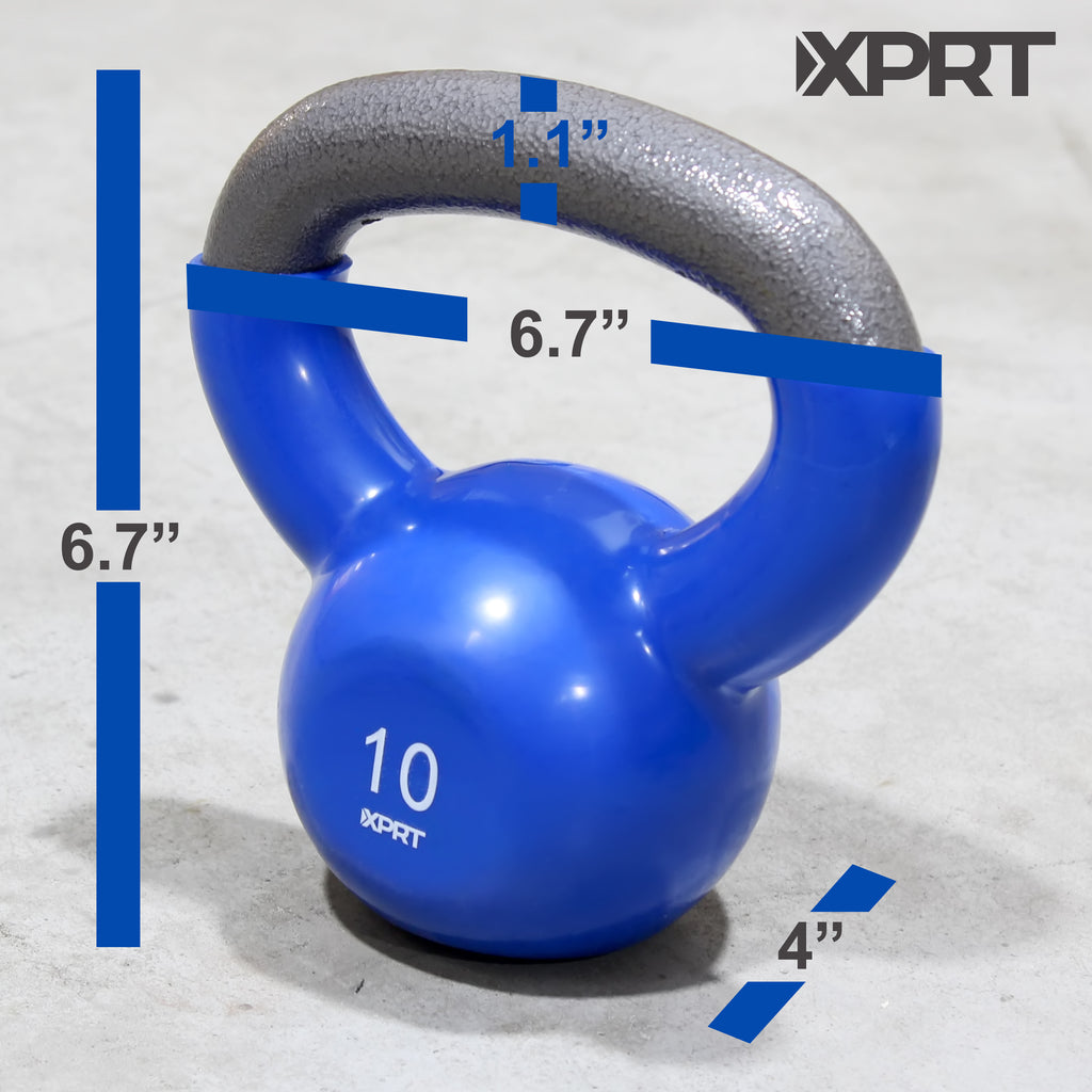 XPRT Fitness Vinyl Dipped Kettlebell