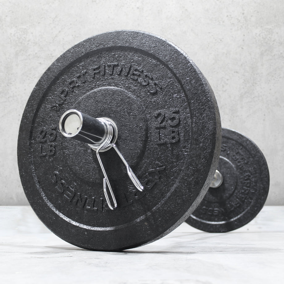 Regular Black Cast Iron Plates for Dumbbells and Barbells