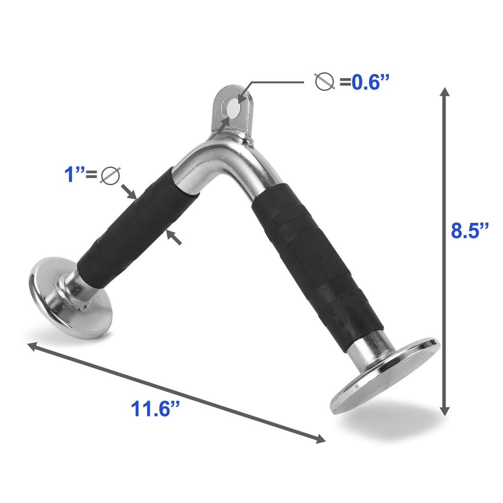 XPRT Fitness Cable Attachment  Pull Down V Shaped Bar - XPRT Fitness