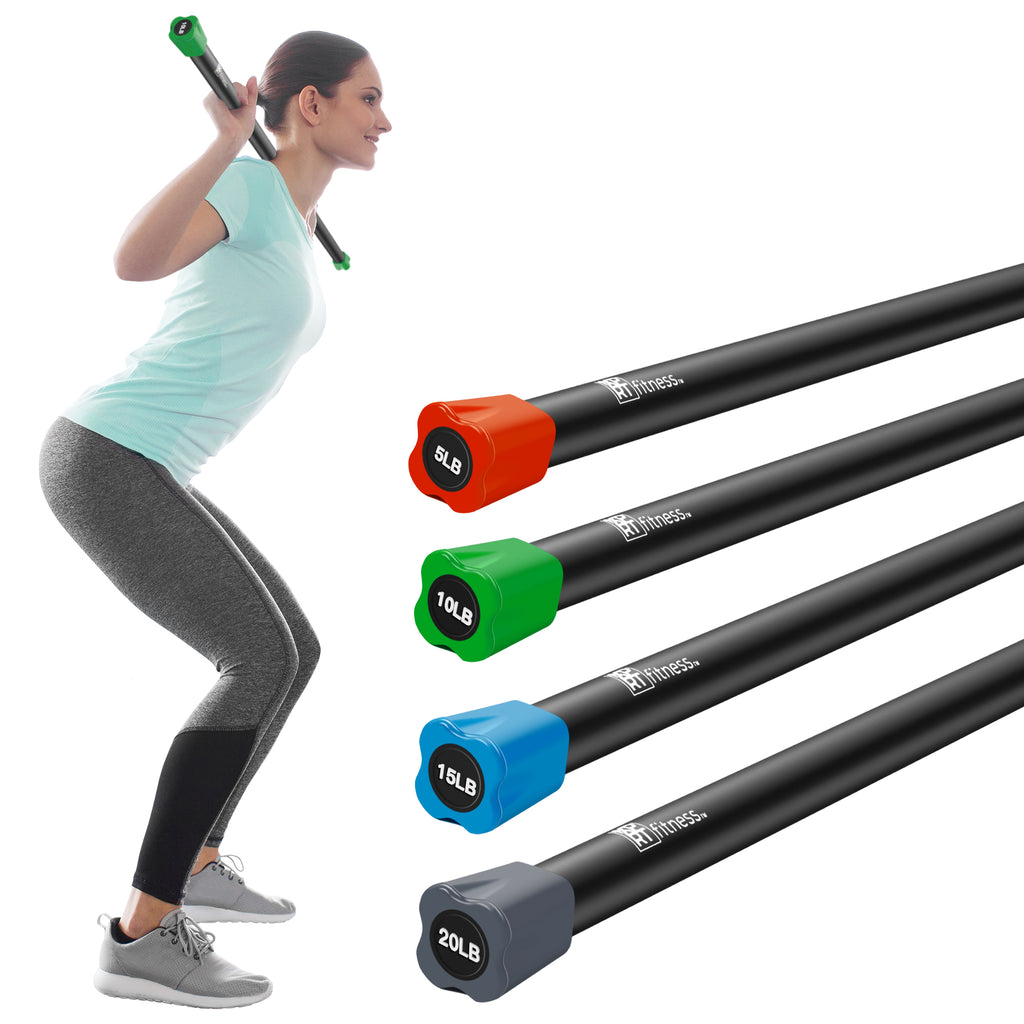 XPRT Fitness Total Body Weight Workout Bar Steel With Foam Padded For Aerobic Exercise - XPRT Fitness