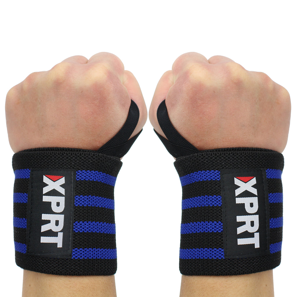 XPRT FITNESS Wrist Wraps 18'' with Thumb Loops - XPRT Fitness